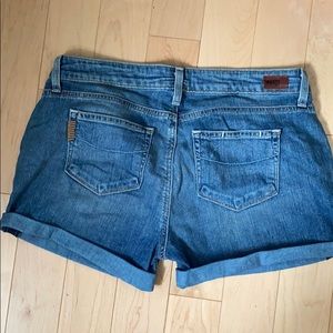 Paige Jean/Denim cuff Shorts Brand New size 27